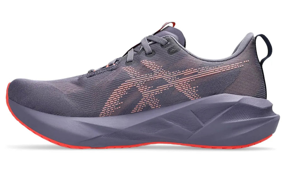 Asics Novablast 5 "Greyish Purple/Coral Reef"