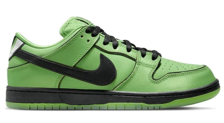 NIKE SB DUNK LOW "POWERPUFF GIRLS- BUTTERCUP"