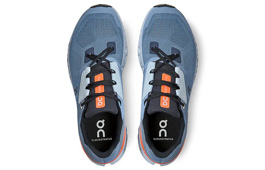 On Running Cloudstratus 'Lake Blue Flare Orange