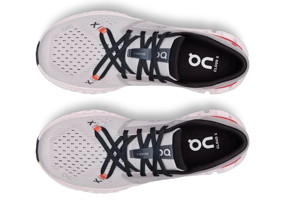 On Cloud X 4 "Silver | Flame"