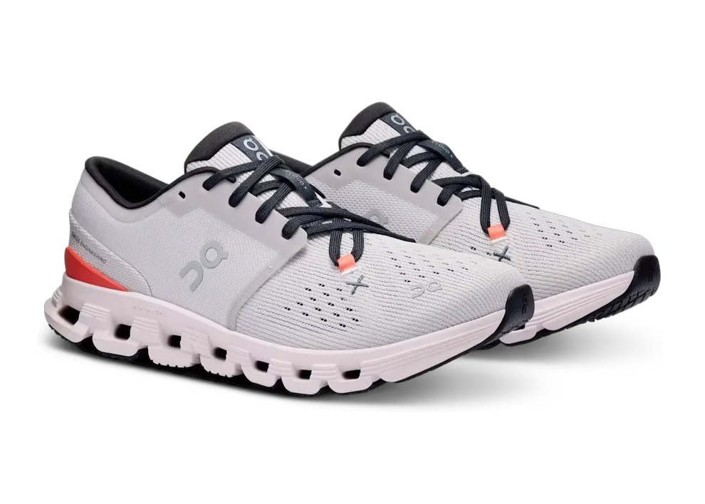 On Cloud X 4 "Silver | Flame"