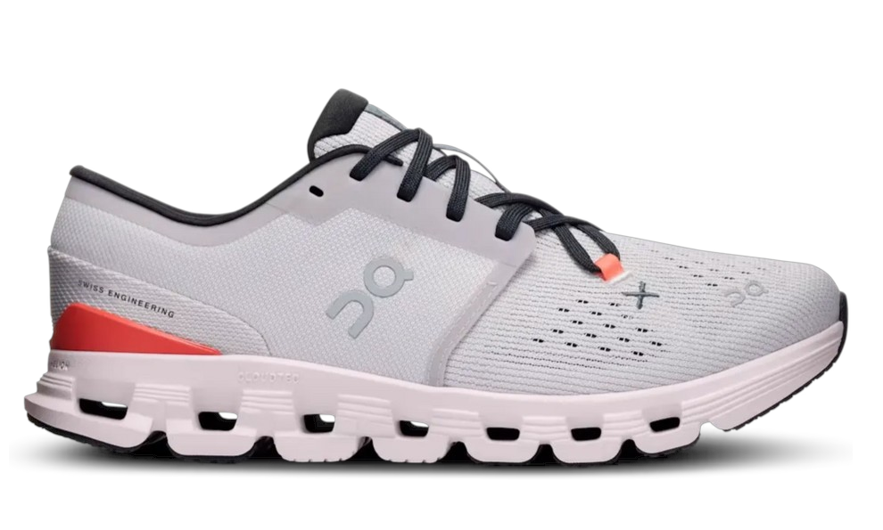 On Cloud X 4 "Silver | Flame"