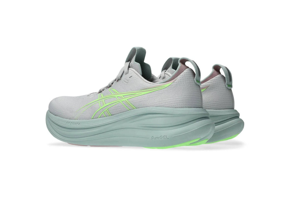 Asics Gel Nimbus 28 "Cloud Grey / Illuminate Green"