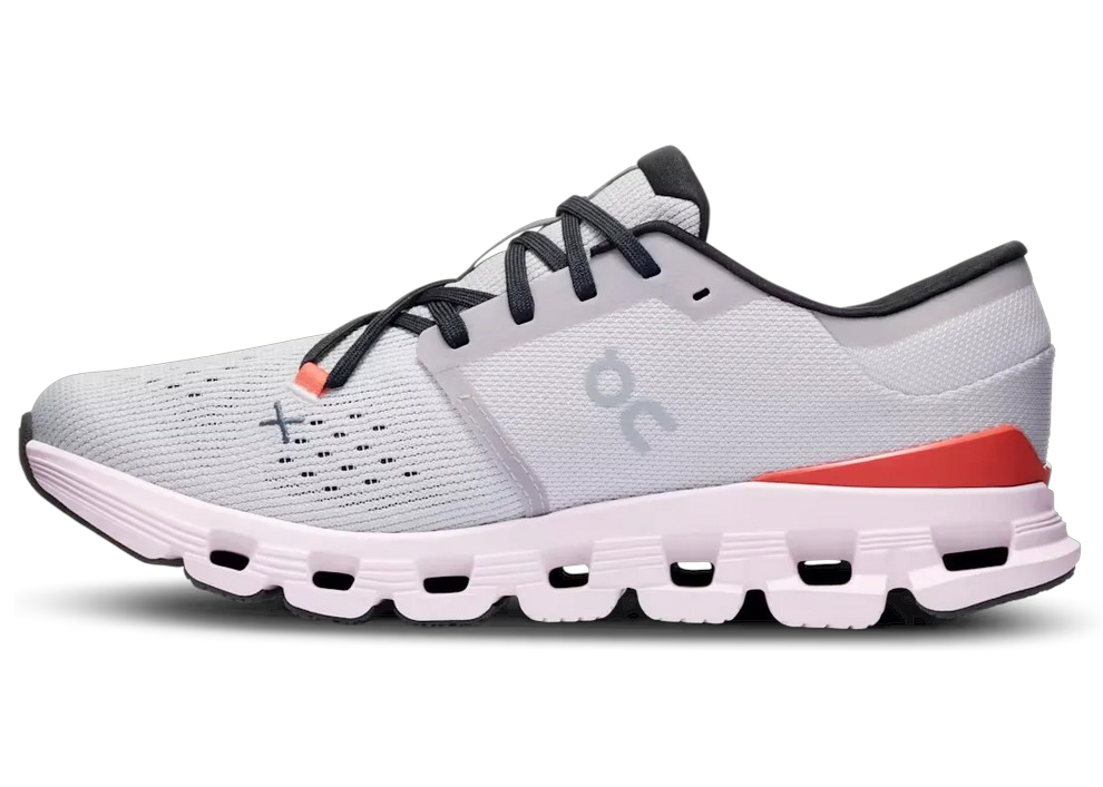 On Cloud X 4 "Silver | Flame"