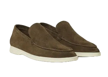 Loro Piana Summer Walk Loafer "Grey Moss"
